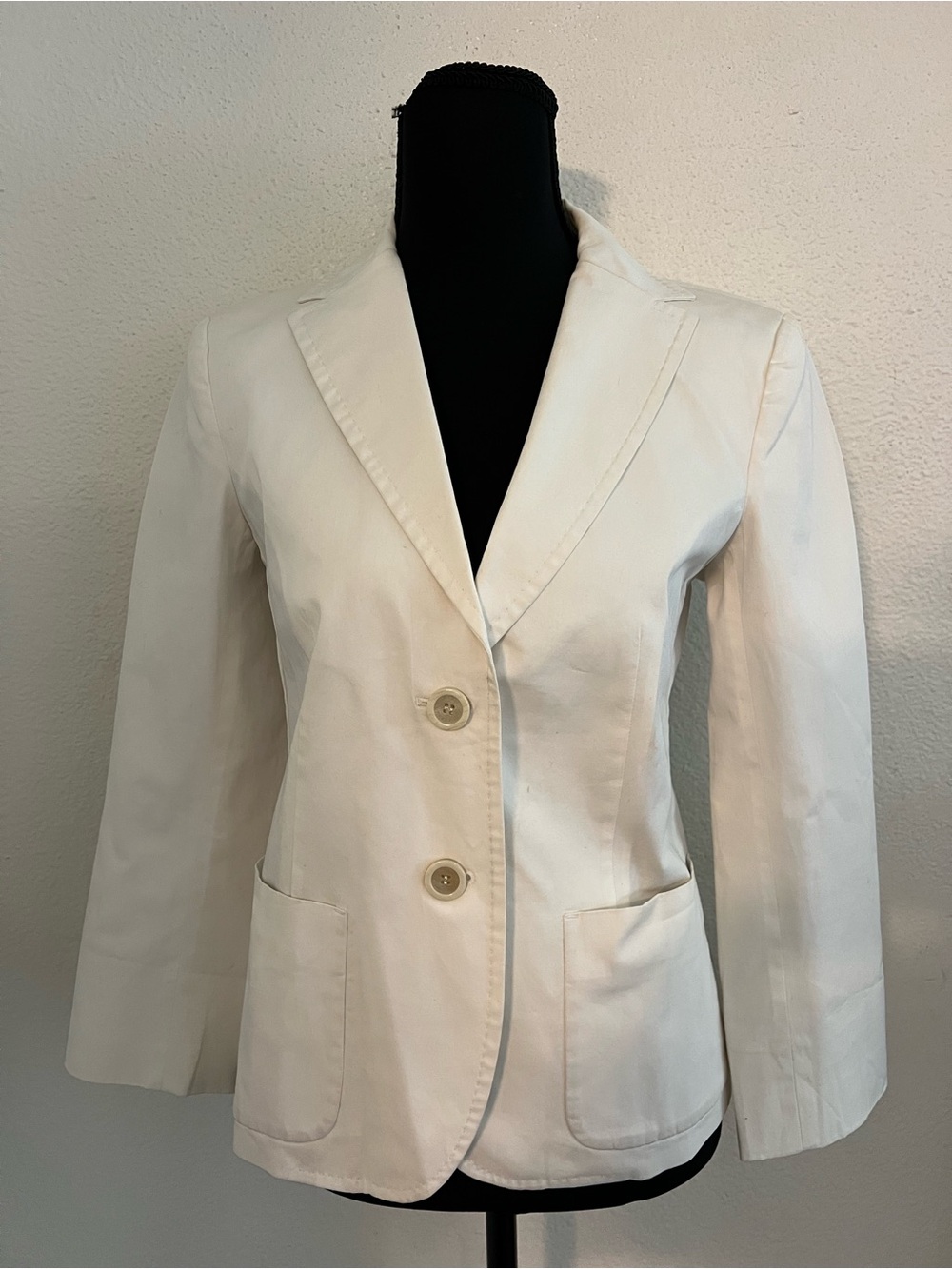 Weekend Max Mara Cream Single-Breasted Blazer